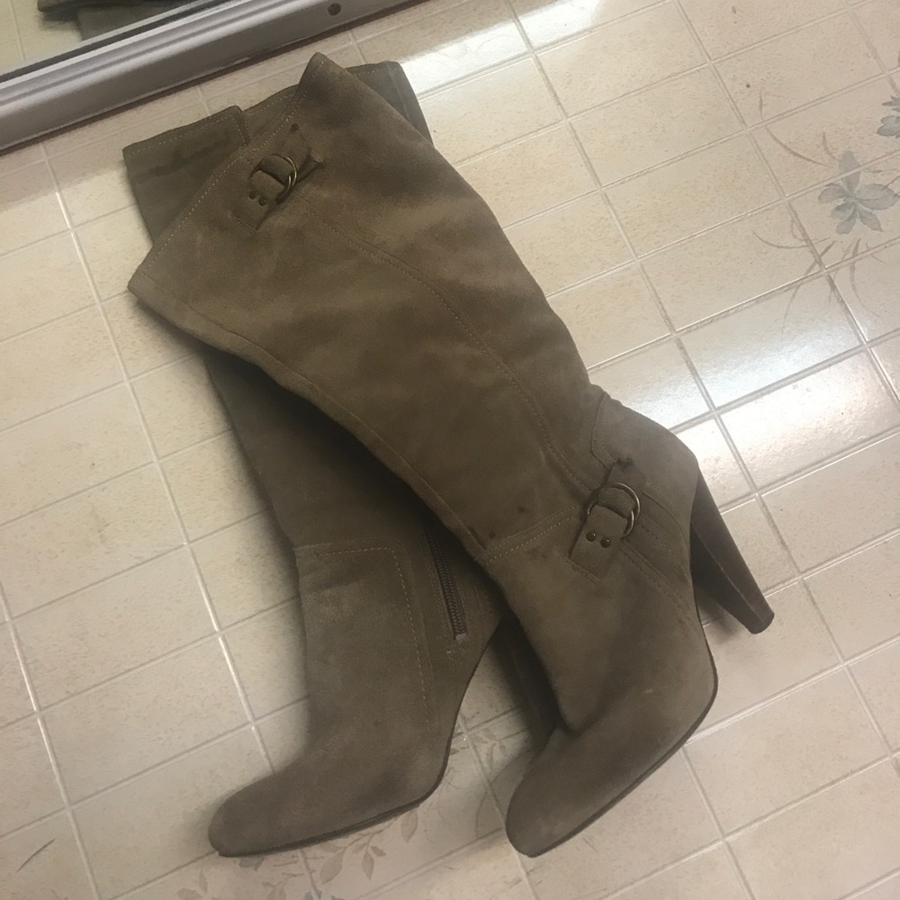 BCBG Generation Tan knee boots size 8